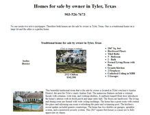 Tablet Screenshot of homesforsalebyownerintylertexas.kadeefarm.com